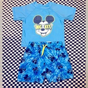 3/$30 Disney swim trunks w/ matching shirt - 18 months